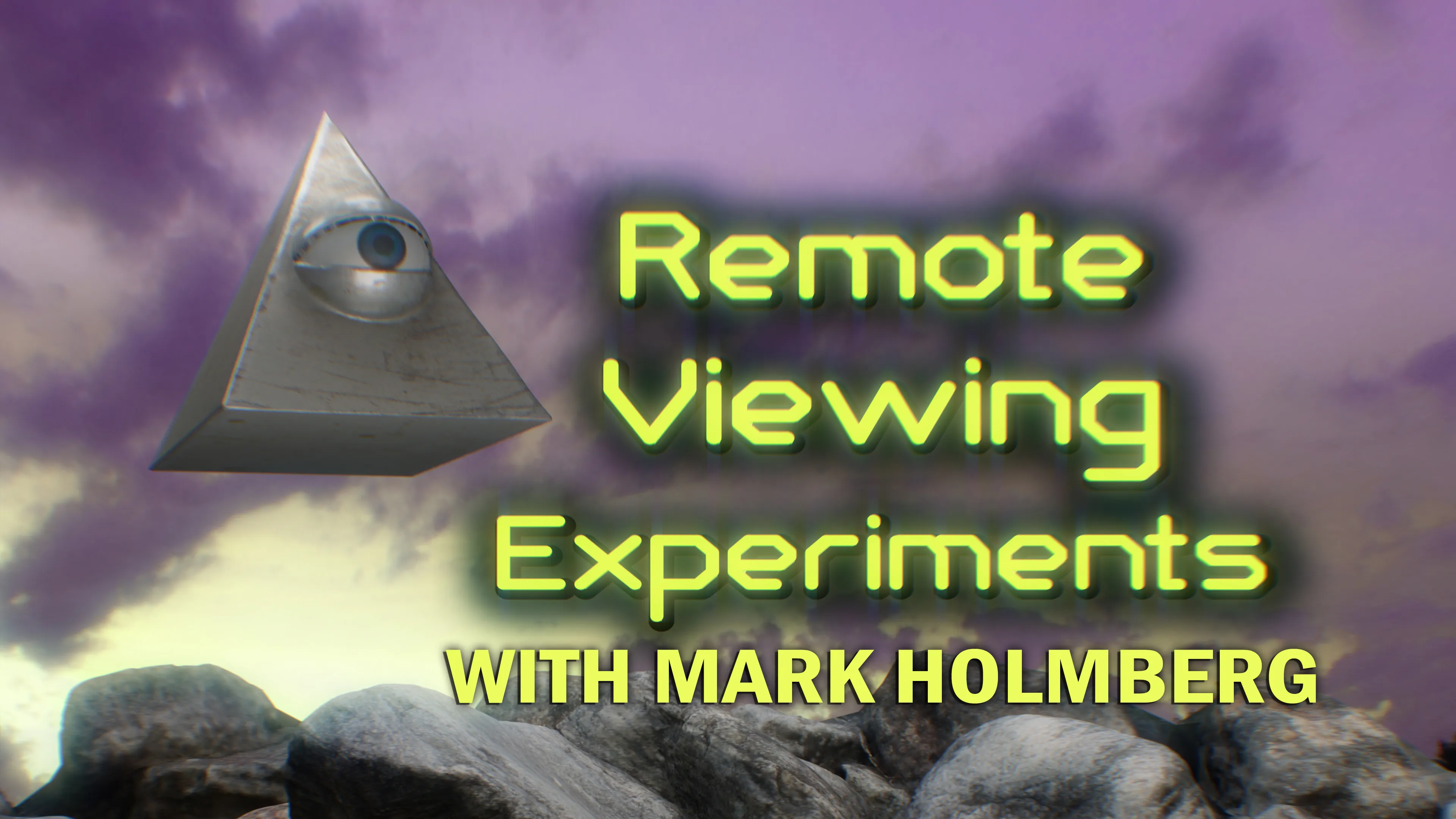 Remote Viewing Experiments with Mark Holmberg poster